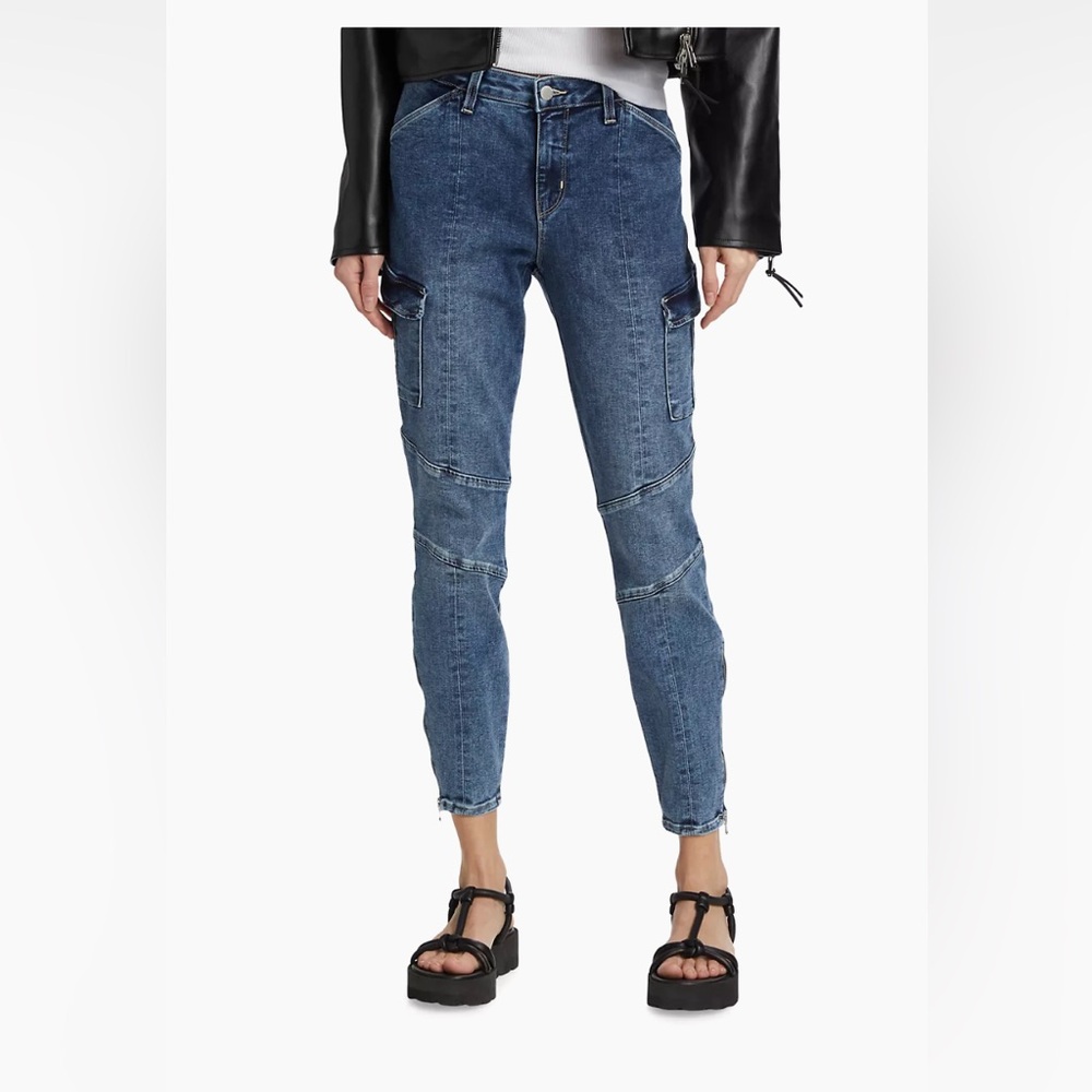 L’Agence Payton Mid Rise Skinny Cargo Jean